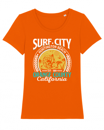 Surf City Huntington Beach Orange County California Bright Orange