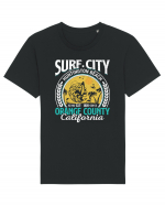 Surf City Huntington Beach Orange County California Tricou mânecă scurtă Unisex Rocker