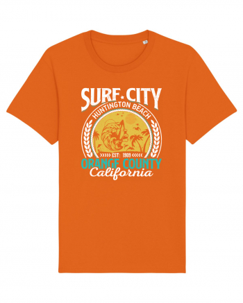 Surf City Huntington Beach Orange County California Bright Orange