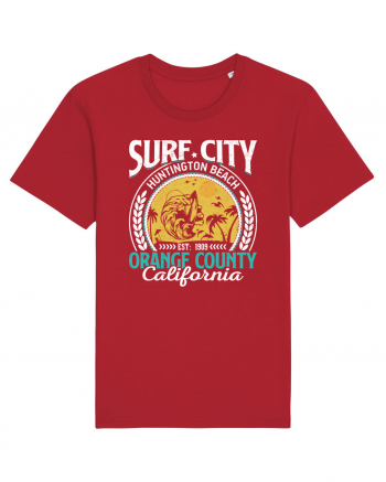 Surf City Huntington Beach Orange County California Red