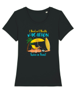 6 months vacation Tricou mânecă scurtă guler larg fitted Damă Expresser
