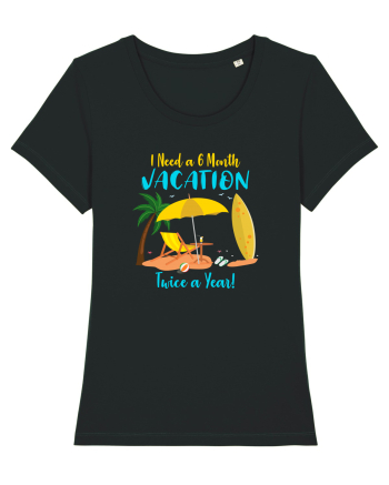 6 months vacation Black