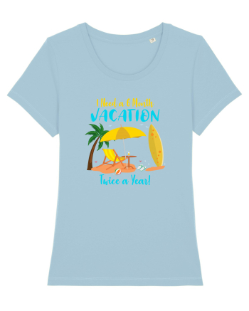 6 months vacation Sky Blue