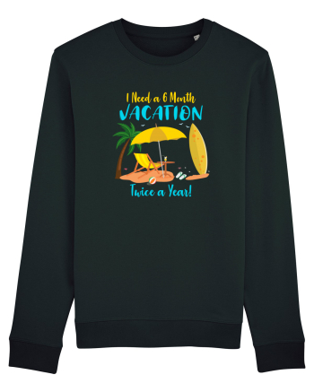 6 months vacation Black