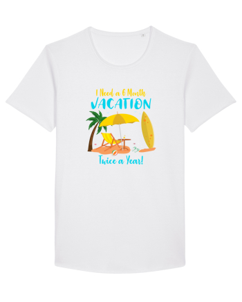 6 months vacation White
