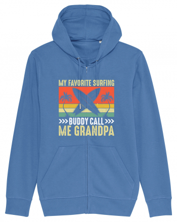 My Favorite Surfing Buddy Call Me Grandpa Bright Blue