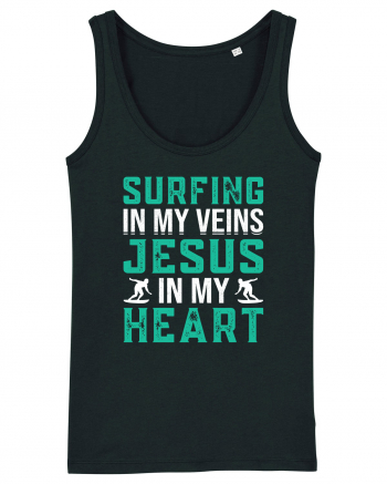 Surfing In My Veins Jesus In My Heart Black