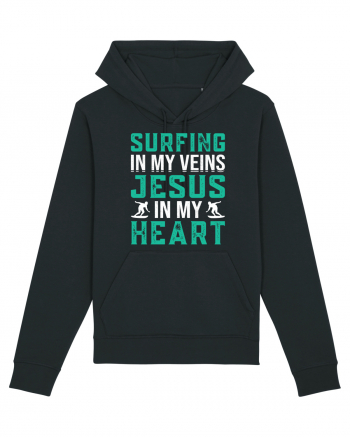 Surfing In My Veins Jesus In My Heart Black