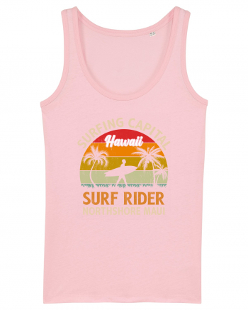 Surfing Capital Hawaii Surf Rider Northshore Maui Cotton Pink