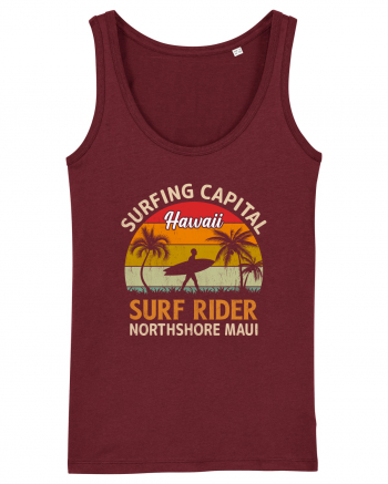 Surfing Capital Hawaii Surf Rider Northshore Maui Burgundy