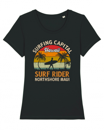 Surfing Capital Hawaii Surf Rider Northshore Maui Black