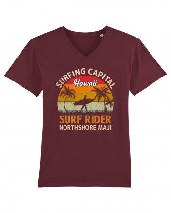 Surfing Capital Hawaii Surf Rider Northshore Maui Burgundy