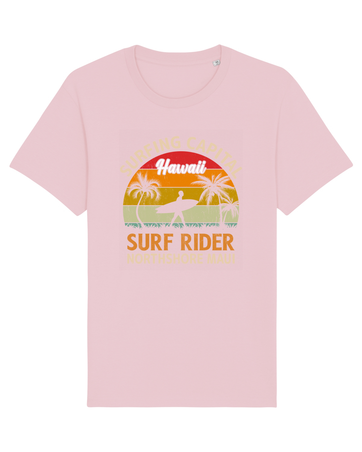 Tricou mânecă scurtă Unisex Rocker Cotton Pink