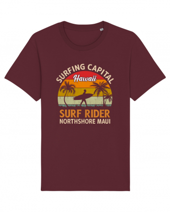 Surfing Capital Hawaii Surf Rider Northshore Maui Burgundy