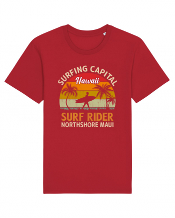 Surfing Capital Hawaii Surf Rider Northshore Maui Red