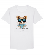 SMALL MOUSE, BIG STYLE! - V1 Tricou mânecă scurtă guler larg Bărbat Skater