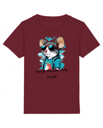 SMALL MOUSE, BIG STYLE! - V2 Burgundy