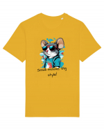 SMALL MOUSE, BIG STYLE! - V2 Tricou mânecă scurtă Unisex Rocker