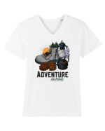 pentru aventurieri - Adventure awaits Tricou mânecă scurtă guler V Bărbat Presenter