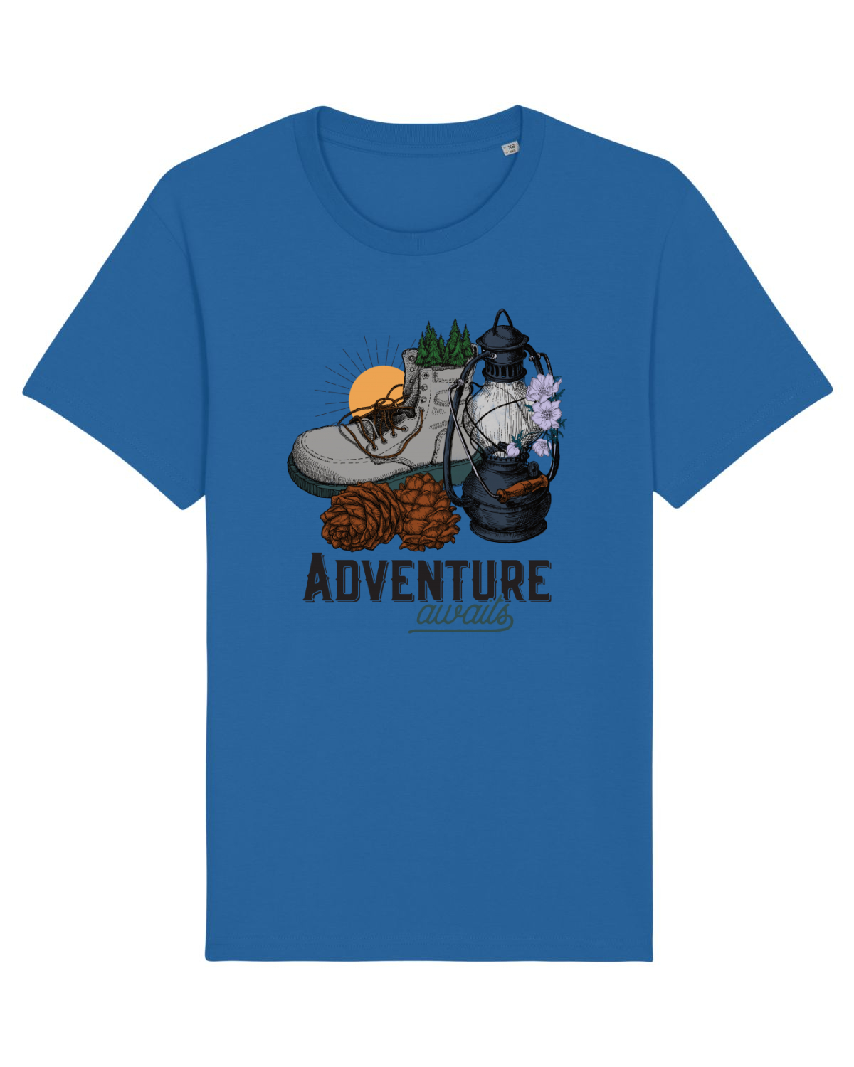 Tricou mânecă scurtă Unisex Rocker Royal Blue
