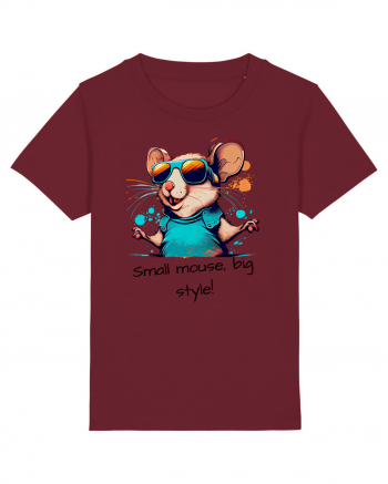 SMALL MOUSE, BIG STYLE! - V3 Burgundy