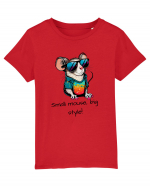 SMALL MOUSE, BIG STYLE! - V4 Tricou mânecă scurtă  Copii Mini Creator