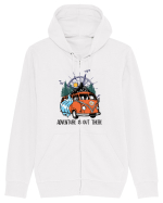 pentru aventurieri - Adventure is out there Hanorac cu fermoar Unisex Connector