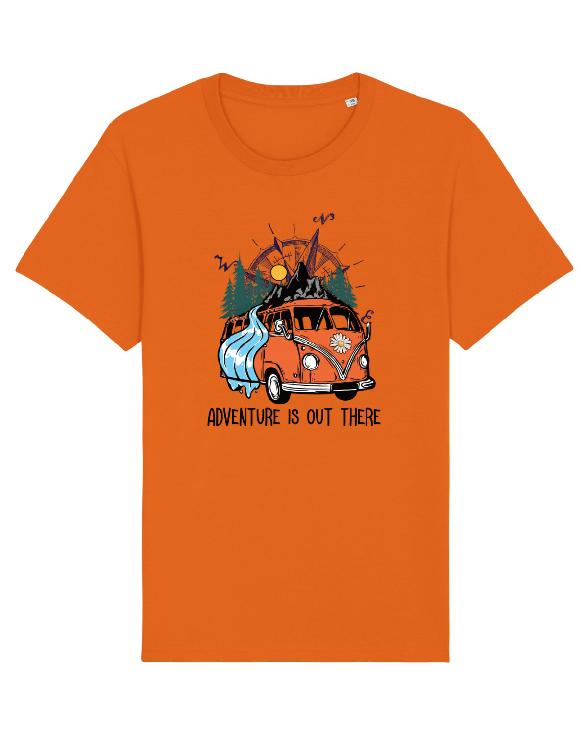 Tricou mânecă scurtă Unisex Rocker Bright Orange