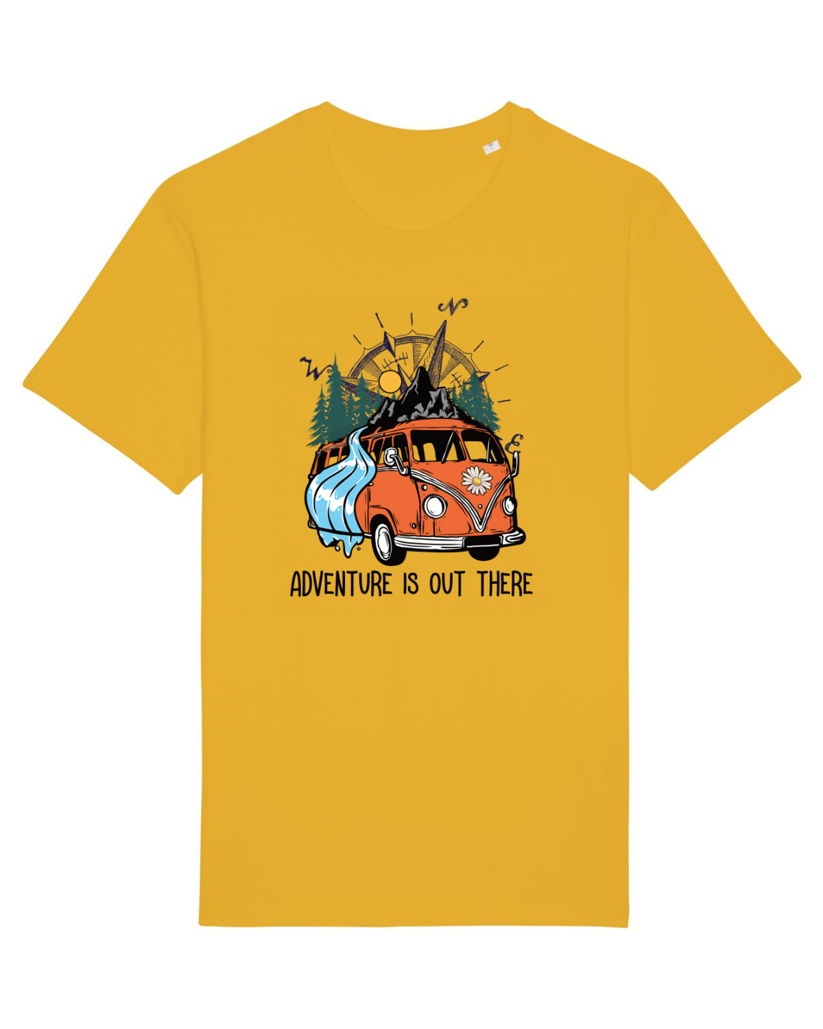 Tricou mânecă scurtă Unisex Rocker Spectra Yellow