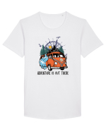 pentru aventurieri - Adventure is out there Tricou mânecă scurtă guler larg Bărbat Skater