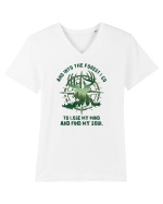 pentru aventurieri - And into the forest I go Tricou mânecă scurtă guler V Bărbat Presenter