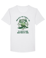 pentru aventurieri - And into the forest I go Tricou mânecă scurtă guler larg Bărbat Skater