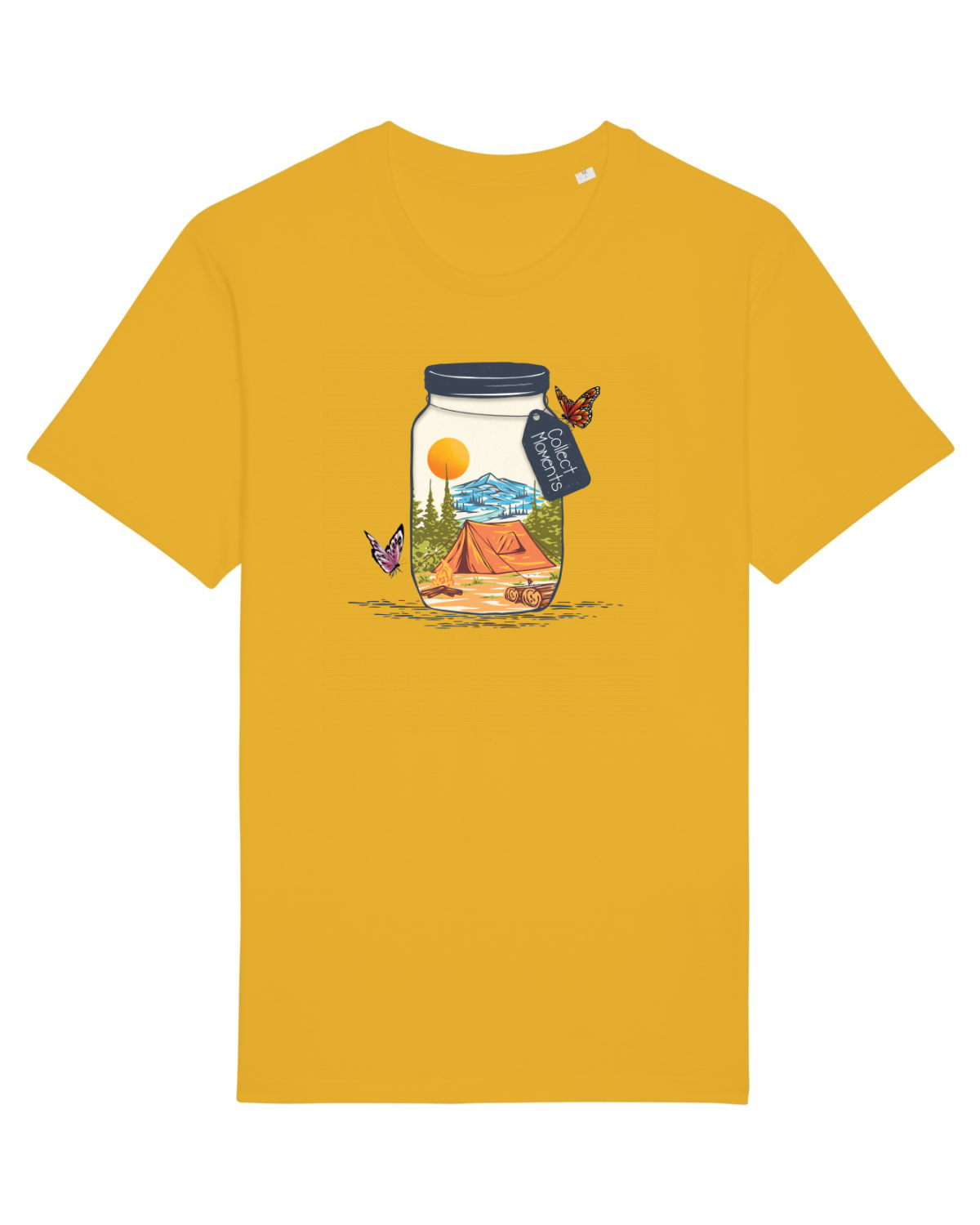 Tricou mânecă scurtă Unisex Rocker Spectra Yellow