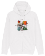 pentru aventurieri - Explore the great outdoors Hanorac cu fermoar Unisex Connector