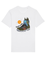 pentru aventurieri - Explorer boots Tricou mânecă scurtă Unisex Rocker