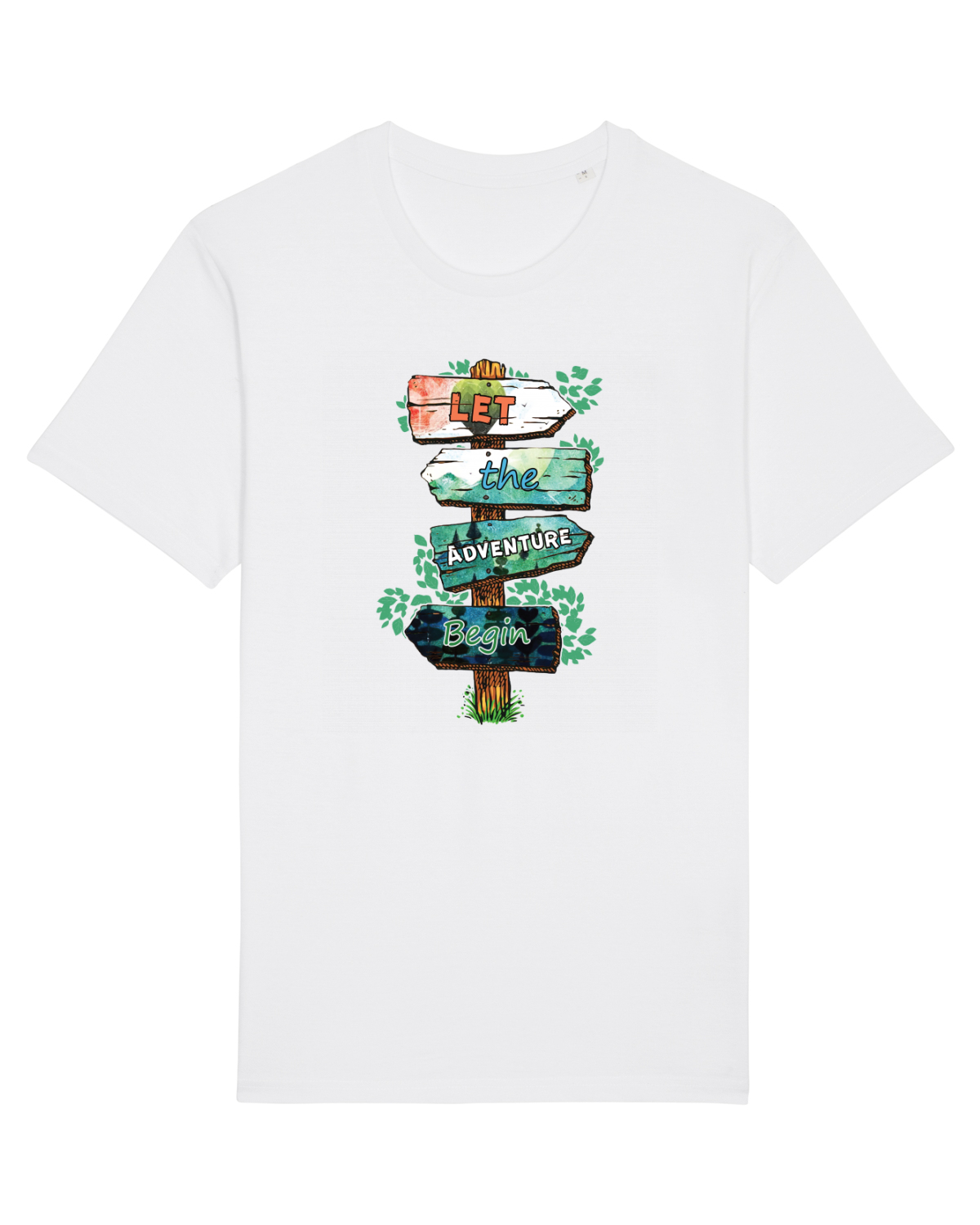 Tricou mânecă scurtă Unisex Rocker White