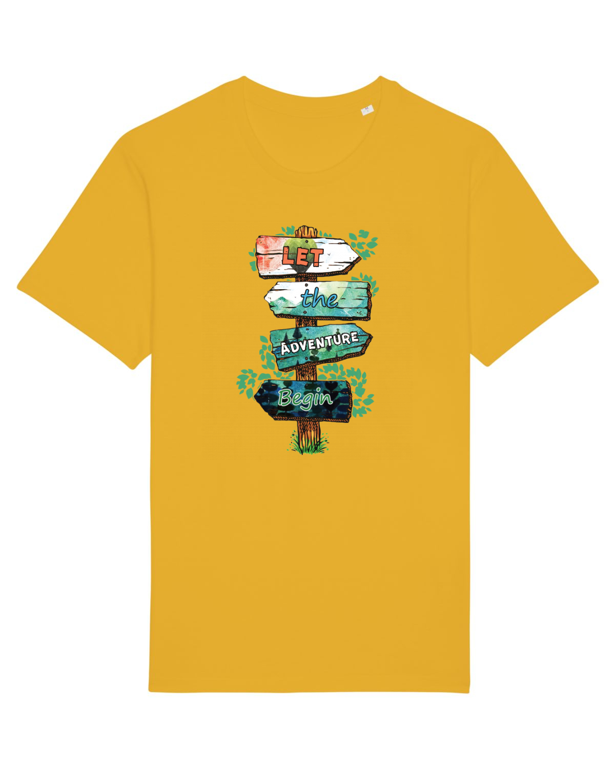 Tricou mânecă scurtă Unisex Rocker Spectra Yellow