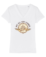 pentru aventurieri - Not all who wander are lost Tricou mânecă scurtă guler V Damă Evoker