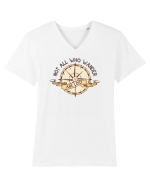 pentru aventurieri - Not all who wander are lost Tricou mânecă scurtă guler V Bărbat Presenter