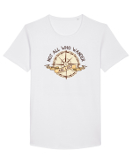 pentru aventurieri - Not all who wander are lost Tricou mânecă scurtă guler larg Bărbat Skater