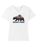 pentru aventurieri - Roam free Tricou mânecă scurtă guler V Bărbat Presenter