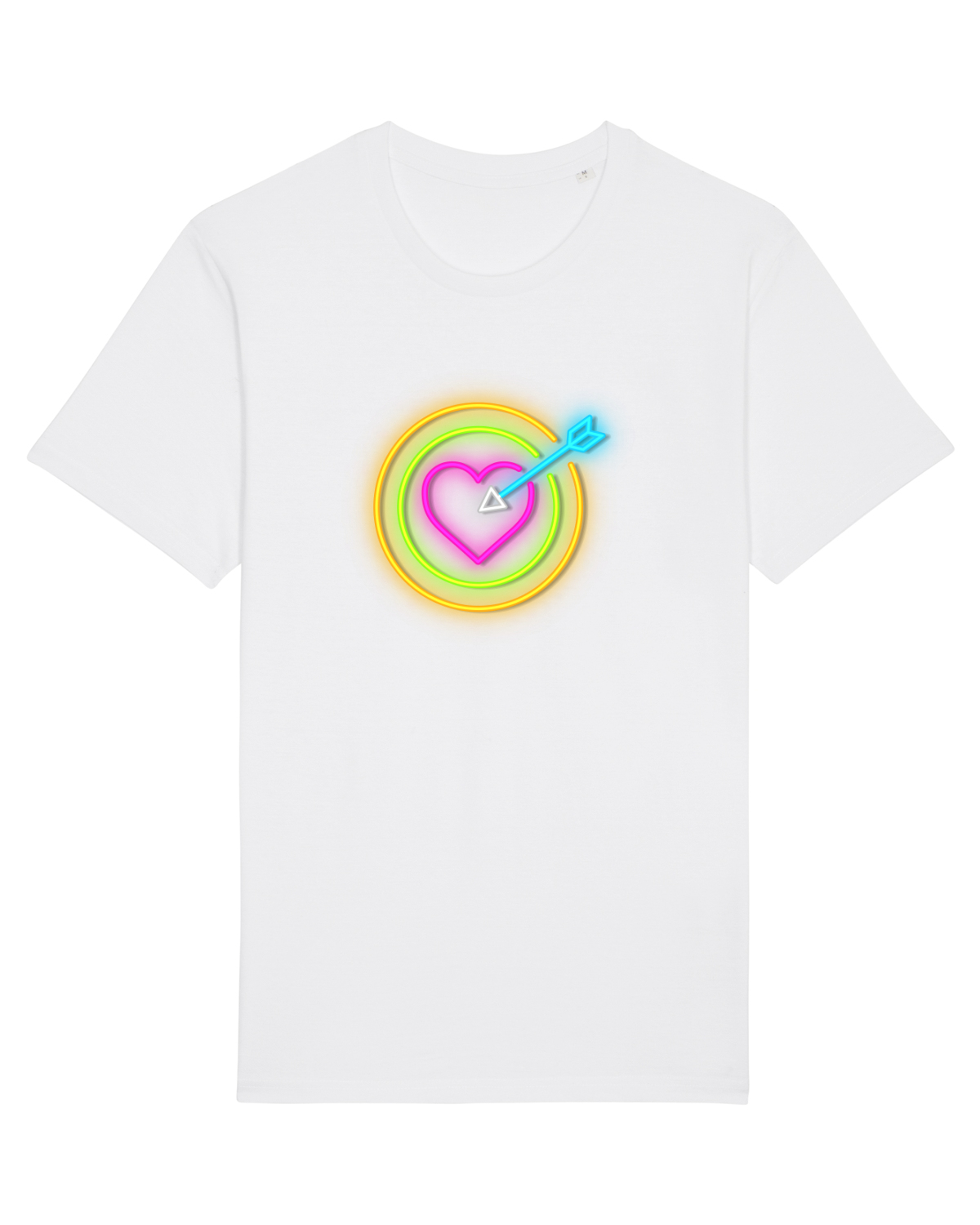 Tricou mânecă scurtă Unisex Rocker White