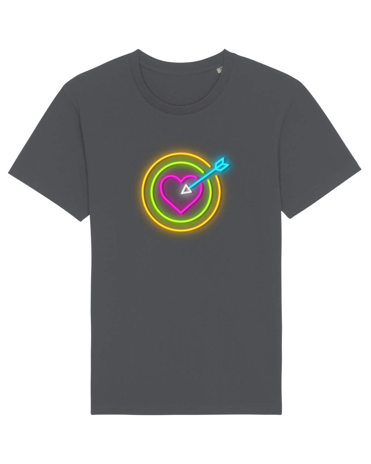 Tricou mânecă scurtă Unisex Rocker Anthracite