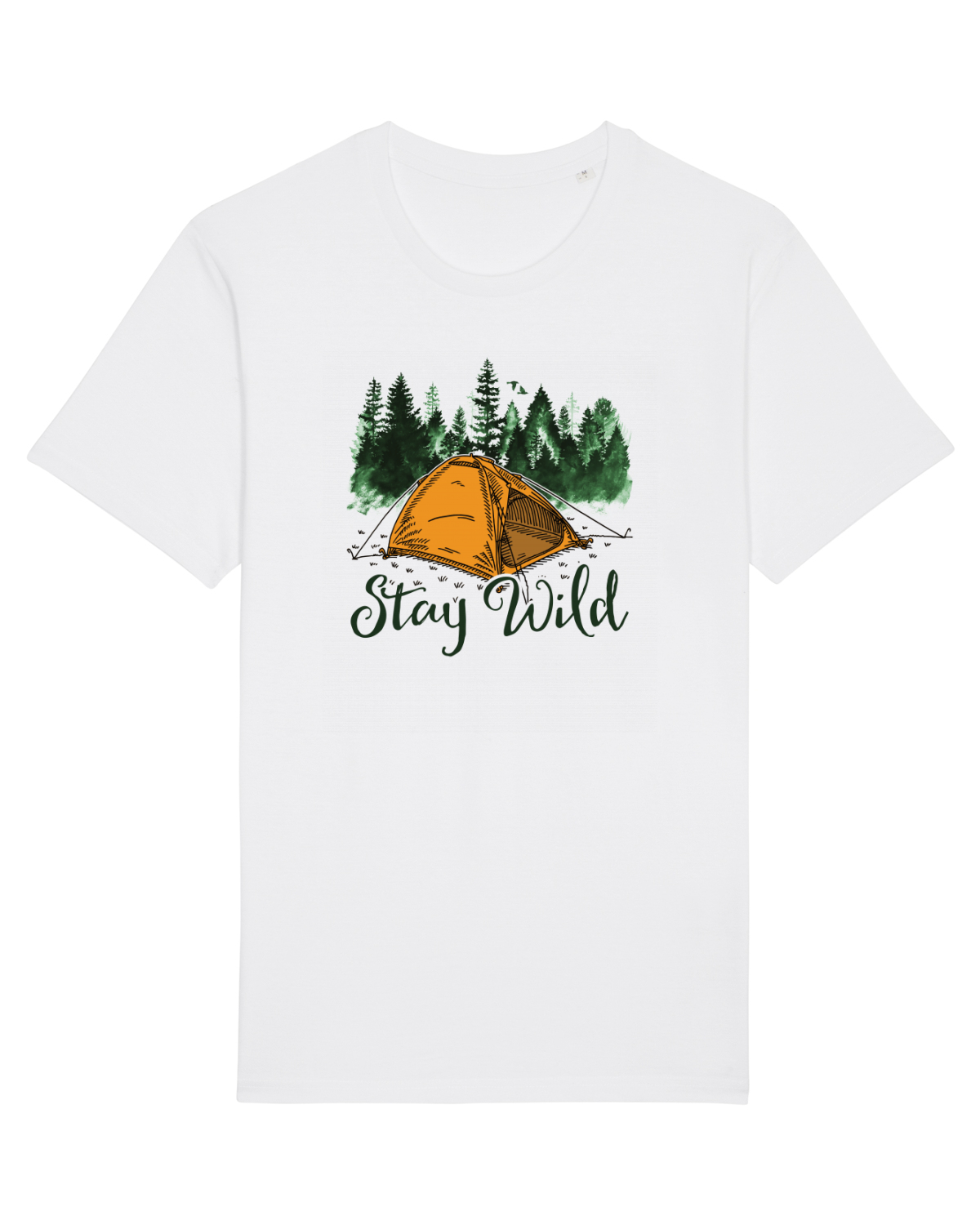 Tricou mânecă scurtă Unisex Rocker White