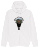 pentru aventurieri - Take me to the mountains Hanorac cu fermoar Unisex Connector