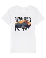 pentru aventurieri - Wander Bison Tricou mânecă scurtă  Copii Mini Creator