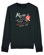 Music can cure Bluză mânecă lungă Unisex Rise