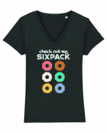 My Sixpack Tricou mânecă scurtă guler V Damă Evoker