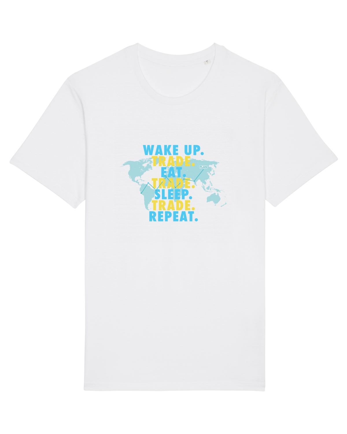Tricou mânecă scurtă Unisex Rocker White