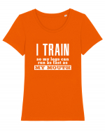 Train Tricou mânecă scurtă guler larg fitted Damă Expresser